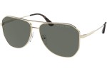 Okulary przeciwsłoneczne Prada PR63XS ZVN03R Polarized Pilotki (Aviator) Złote