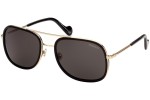 Okulary przeciwsłoneczne Moncler ML0145 01D Polarized Pilotki (Aviator) Czarne