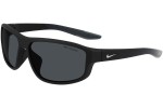 Okulary przeciwsłoneczne Nike Brazen Fuel P DQ0985 011 Polarized Prostokątne Czarne