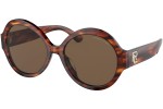 Okulary przeciwsłoneczne Ralph Lauren The Farrah RL8207U 500773 Okrągłe Havana