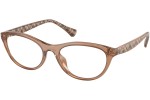 Okulary korekcyjne Ralph by Ralph Lauren RA7143U 5750 Owalne Brązowe