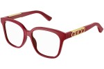 Okulary korekcyjne Gucci GG1192O 006 Kwadratowe Czerwone