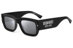 Okulary przeciwsłoneczne Dsquared2 D20089/S CSA/T4 Prostokątne Czarne