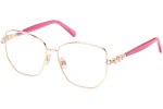 Okulary korekcyjne Swarovski SK5445 033 Okrągłe Złote