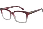 Okulary korekcyjne Emporio Armani EA3219 5990 Kwadratowe Czerwone