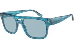 Okulary przeciwsłoneczne Emporio Armani EA4197 531180 Kwadratowe Niebieskie