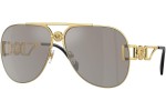 Okulary przeciwsłoneczne Versace VE2255 10026G Pilotki (Aviator) Złote