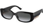 Okulary przeciwsłoneczne Bvlgari BV8259 501/T3 Polarized Prostokątne Czarne