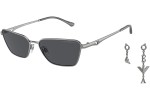 Okulary przeciwsłoneczne Emporio Armani EA2141 301087 Nieregularny Szare