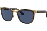 Okulary przeciwsłoneczne Ray-Ban Clyde RB3709 001/80 Kwadratowe Havana