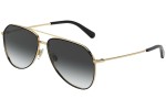 Okulary przeciwsłoneczne Dolce & Gabbana DG2244 13348G Pilotki (Aviator) Złote