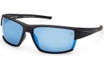 Okulary przeciwsłoneczne Timberland TB9308 02D Polarized Prostokątne Czarne