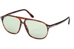 Okulary przeciwsłoneczne Tom Ford FT1026 54N Pilotki (Aviator) Havana