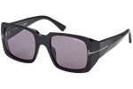 Okulary przeciwsłoneczne Tom Ford FT1035-N 01A Kwadratowe Czarne