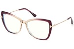 Okulary korekcyjne Tom Ford FT5882-B 083 Kocie oczy Wielokolorowe