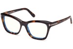 Okulary korekcyjne Tom Ford FT5909-B 052 Kocie oczy Havana