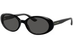 Okulary przeciwsłoneczne Dolce & Gabbana DG4443 501/87 Owalne Czarne