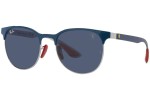 Okulary przeciwsłoneczne Ray-Ban RB8327M F07280 Okrągłe Niebieskie