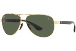 Okulary przeciwsłoneczne Ray-Ban RB8331M F00871 Pilotki (Aviator) Złote