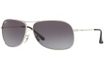 Okulary przeciwsłoneczne Ray-Ban RB3267 003/8G Pilotki (Aviator) Srebrne