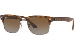 Okulary przeciwsłoneczne Ray-Ban Clubmaster Square RB4190 878/M2 Browline Havana