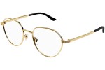 Okulary korekcyjne Gucci GG1458O 001 Okrągłe Złote