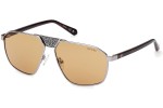 Okulary przeciwsłoneczne Guess GU00086 08E Pilotki (Aviator) Srebrne