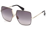 Okulary przeciwsłoneczne Max Mara Design9 MM0082 32B Kwadratowe Złote