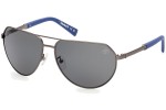 Okulary przeciwsłoneczne Timberland TB9340-H 07D Polarized Pilotki (Aviator) Brązowe