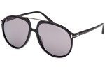 Okulary przeciwsłoneczne Tom Ford Archie FT1079 01C Pilotki (Aviator) Czarne