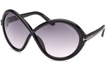 Okulary przeciwsłoneczne Tom Ford Jada FT1070 01B Nieregularny Czarne