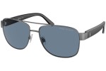 Okulary przeciwsłoneczne Polo Ralph Lauren PH3122 91572V Polarized Pilotki (Aviator) Szare