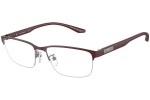 Okulary korekcyjne Emporio Armani EA1147 3366 Prostokątne Czerwone