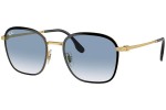 Okulary przeciwsłoneczne Ray-Ban RB3720 90003F Kwadratowe Złote