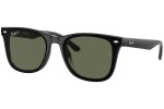 Okulary przeciwsłoneczne Ray-Ban RB4420 601/9A Polarized Kwadratowe Czarne