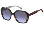 Okulary przeciwsłoneczne Tommy Hilfiger TH2105/S 086/GB Kwadratowe Havana