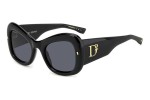 Okulary przeciwsłoneczne Dsquared2 D20137/S 2M2/IR Kwadratowe Czarne