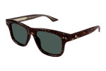 Okulary przeciwsłoneczne Mont Blanc MB0319S 002 Kwadratowe Havana