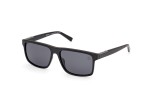 Okulary przeciwsłoneczne Timberland TB00006 02D Polarized Prostokątne Czarne