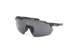 Okulary przeciwsłoneczne Adidas Sport SP0093 02D Polarized Pojedyncze | Shield Czarne