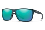 Okulary przeciwsłoneczne Smith RIPTIDE/S FJM/QG Polarized Prostokątne Niebieskie