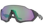 Okulary przeciwsłoneczne Oakley Flight Jacket OO9401 940115 Pojedyncze | Shield Szare