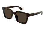 Okulary przeciwsłoneczne Gucci GG1582SK 002 Kwadratowe Havana