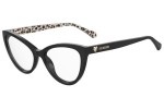 Okulary korekcyjne Love Moschino MOL631 7RM Kocie oczy Czarne