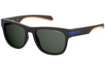 Okulary przeciwsłoneczne Polaroid Active Collection PLD2065/S 0VK/M9 Polarized Kwadratowe Czarne