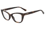 Okulary korekcyjne Love Moschino MOL636 05L Kocie oczy Havana