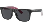 Okulary przeciwsłoneczne Ray-Ban Junior Marvel Collection RJ9069SF 716787 Kwadratowe Czarne