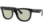 Okulary przeciwsłoneczne Ray-Ban RBR0502SF 6677/2 Kwadratowe Czarne