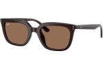 Okulary przeciwsłoneczne Ray-Ban RB4439D 623173 Kwadratowe Brązowe