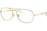 Okulary przeciwsłoneczne Ray-Ban RB3735 001/GH Pilotki (Aviator) Złote